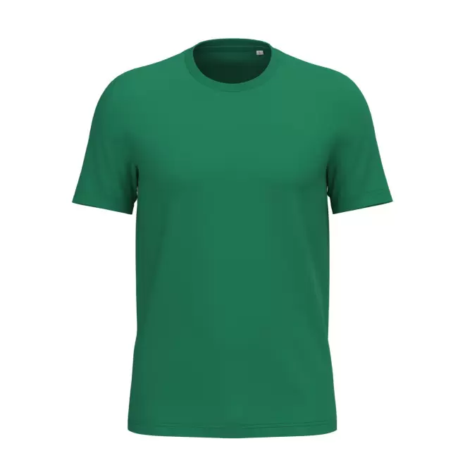 TEE-SHIRT MIXTE PERSONNALISABLE 180G 'LIGNAGE BLANC' - vert prairie