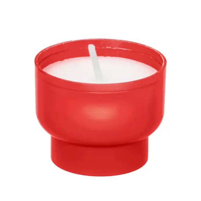 BOUGIE PERSONNALISABLE POT EN AMIDON MAIS 'MAISBOU MINI' - rouge