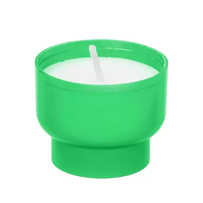 BOUGIE PERSONNALISABLE POT EN AMIDON MAIS 'MAISBOU MINI' - vert