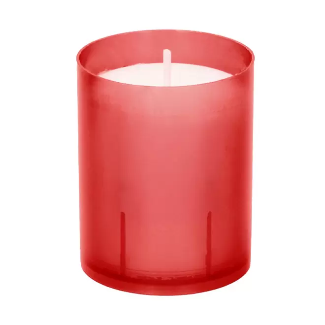BOUGIE POT EN AMIDON DE MAIS 'MAISBOU' - rouge