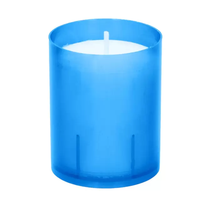 BOUGIE POT EN AMIDON DE MAIS 'MAISBOU' - bleu