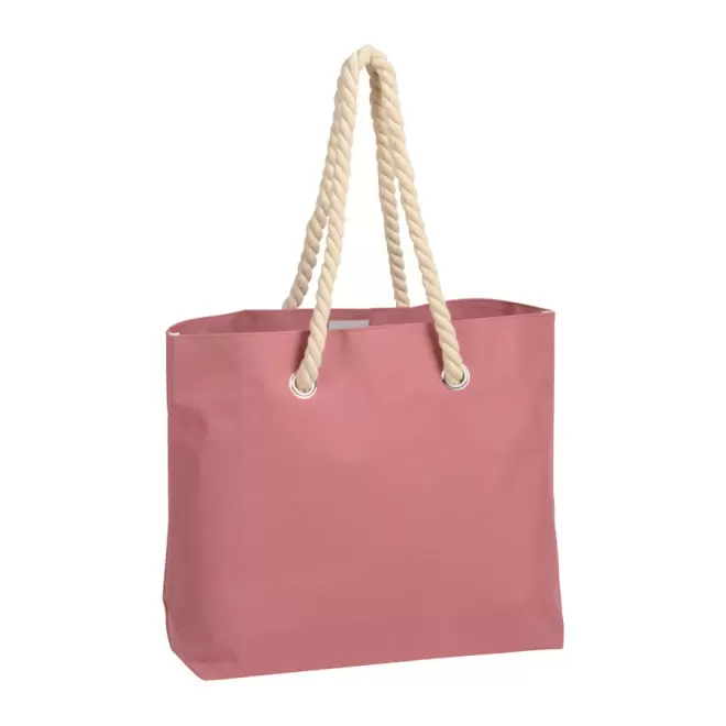 SAC DE PLAGE PUBLICITAIRE 'IBIZA' - vieux rose