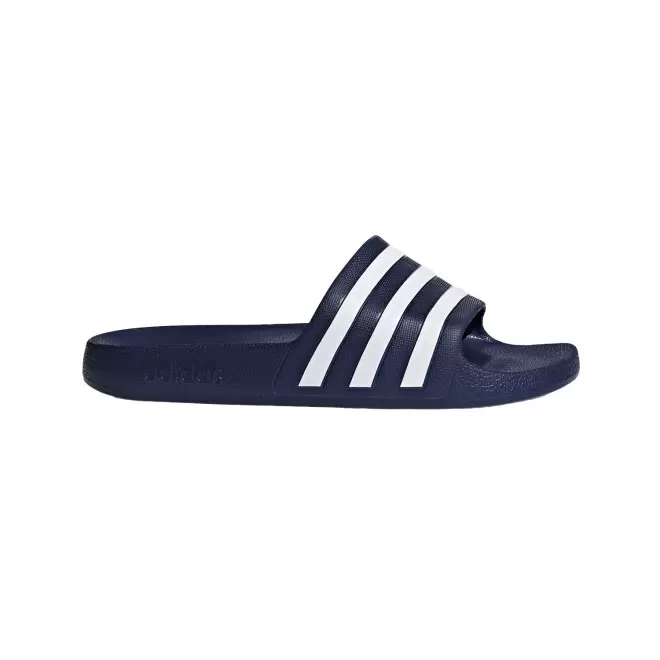 CLAQUETTES ADIDAS PERSONNALISABLE 'ADILETTE' - bleu marine/blanc