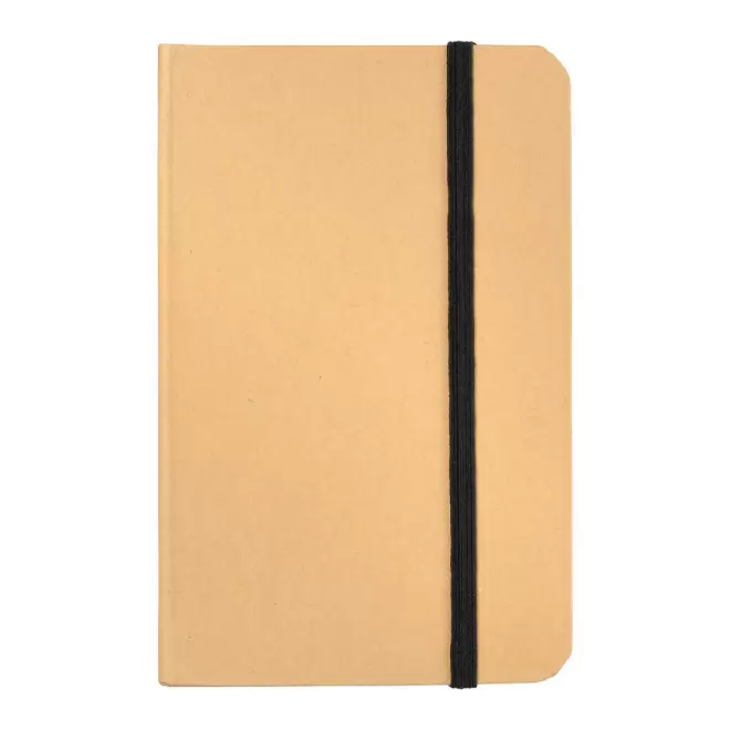 CARNET PERSONNALISABLE A5 'HORUS' NON LIGNÉ - noir
