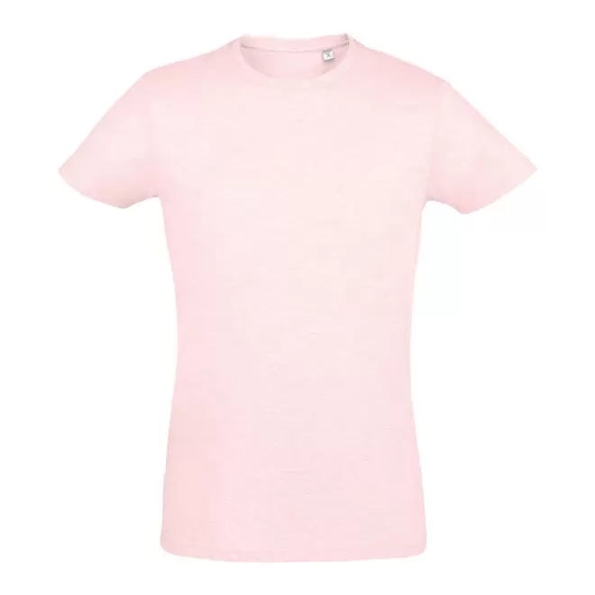 TEE-SHIRT PUBLICITAIRE HOMME 'REGENT FIT' 150 GR/M² - rose chiné