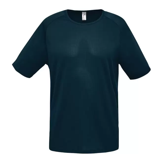 T-SHIRT PERSONNALISÉ RESPIRANT HOMME 'SPORTY' 140 GR/M² - bleu pétrole