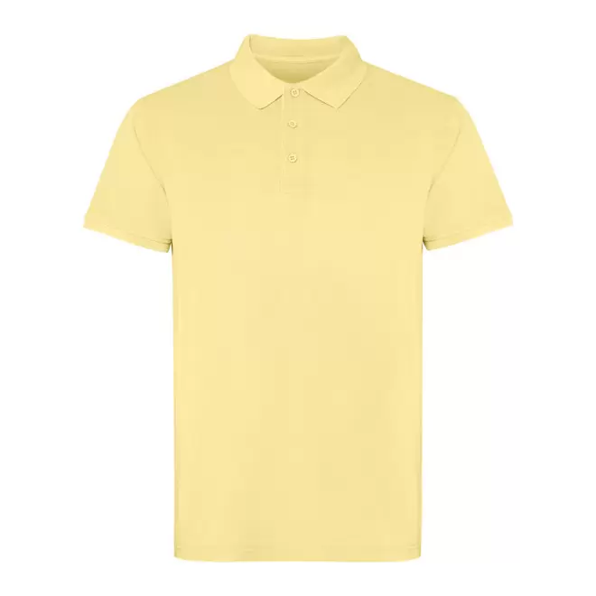 POLO MIXTE PERSONNALISABLE 'COBAIN' - jaune