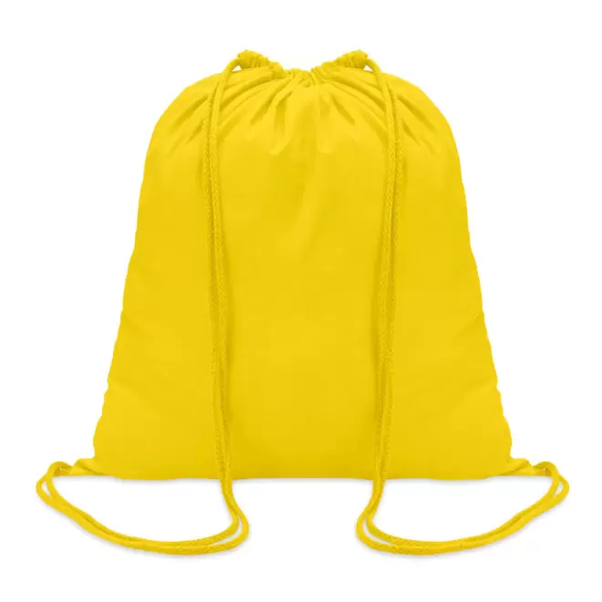 SAC À DOS PUBLICITAIRE EN COTON 'RHIDA COULEUR' 100 GR/M² - jaune