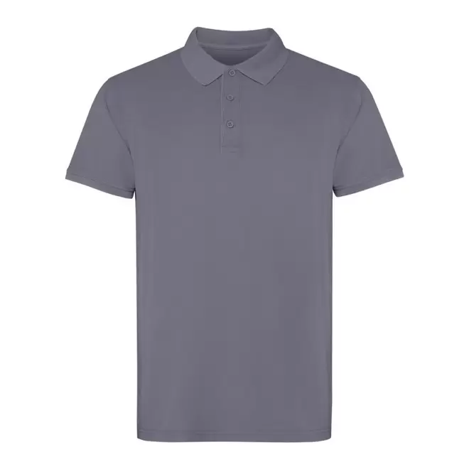 POLO MIXTE PERSONNALISABLE 'COBAIN' - gris foncé
