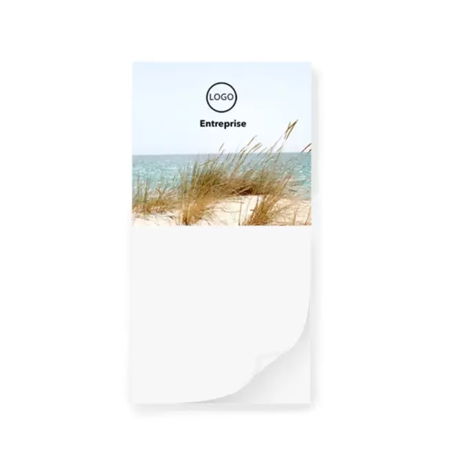 BLOC NOTES MAGNETIQUE PERSONNALISE 'MAGNETICUS QUADRI' - 7,3x14cm