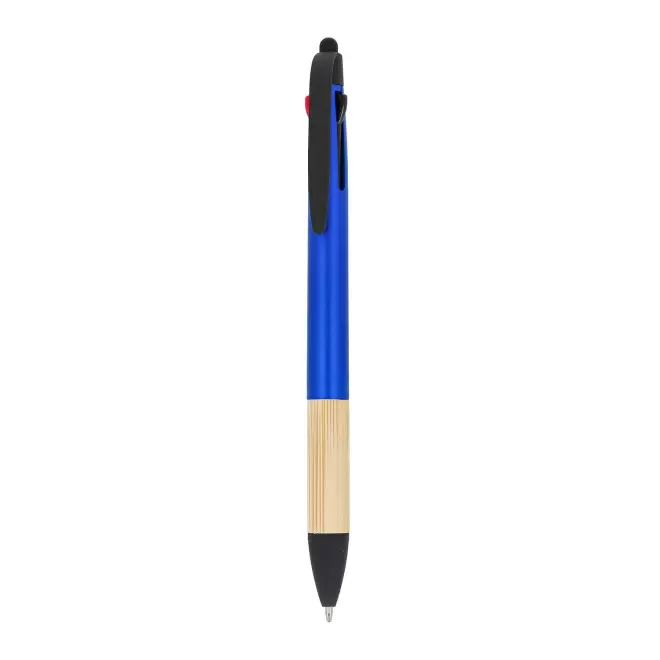 STYLO STYLET 3 COULEURS 'MAYALL BAMBOU' - bleu métallisé