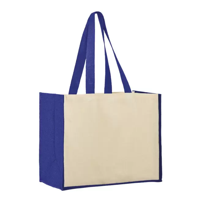 SAC EN JUTE PUBLICITAIRE 'PEREA' - bleu royal