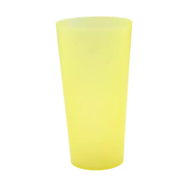 GOBELET PERSONNALISÉ RÉUTILISABLE 60 CL 'CUP' - transparent jaune