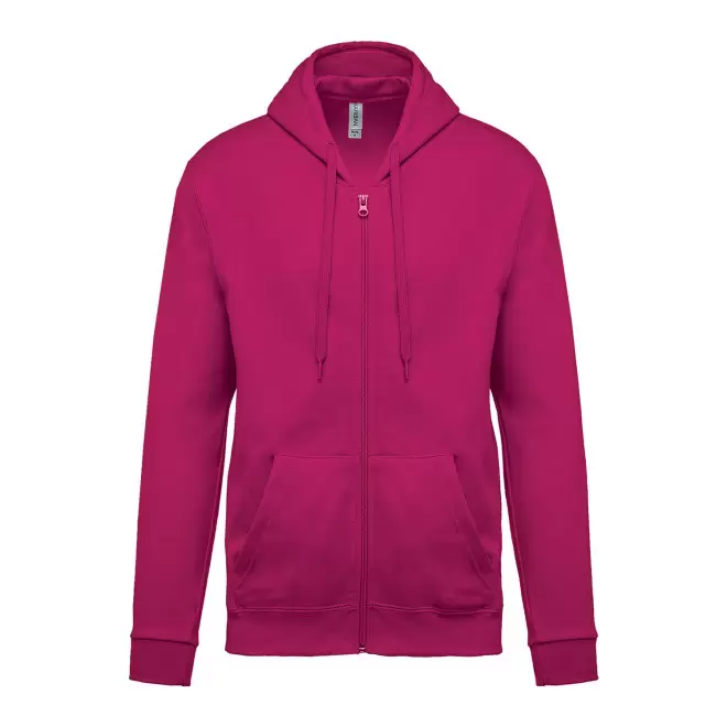 SWEAT-SHIRTPERSONNALISABLE ZIPPE MIXTE 'KARIHOOD ZIPPE' - fuchsia