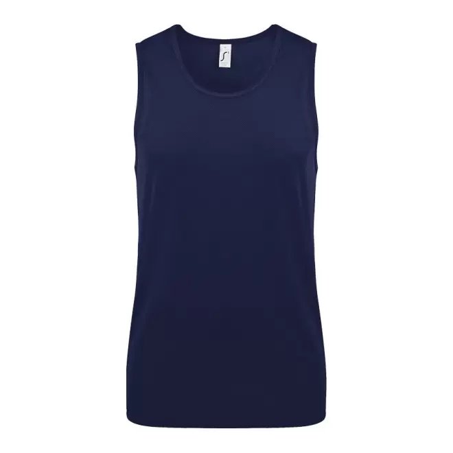 DÉBARDEUR PERSONNALISÉ HOMME 'SPORTY' - marine