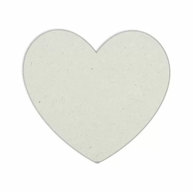 DESSOUS DE VERRE MIF CARTON PERSONNALISABLE 'NOUBU' - coeur