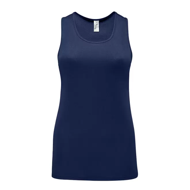 DÉBARDEUR PERSONNALISÉ FEMME 'SPORTY' - marine