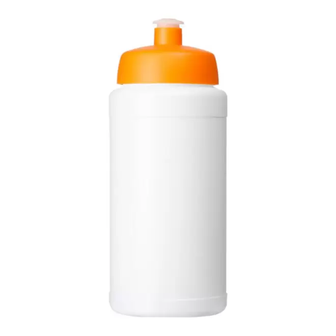 GOURDE SPORT 500ML PERSONNALISABLE 'ULTRARUN' - blanc/orange