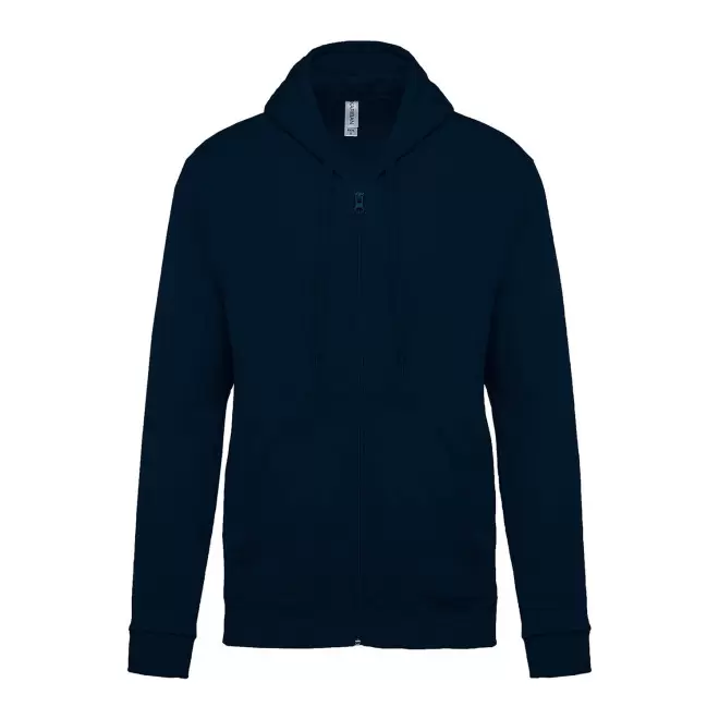 SWEAT-SHIRTPERSONNALISABLE ZIPPE MIXTE 'KARIHOOD ZIPPE' - bleu marine