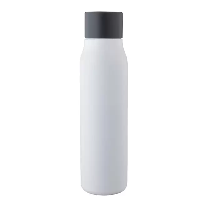 BOUTEILLE ISOTHERME PERSONNALISABLE 600ML RECYCLE 'CASYU' - blanc