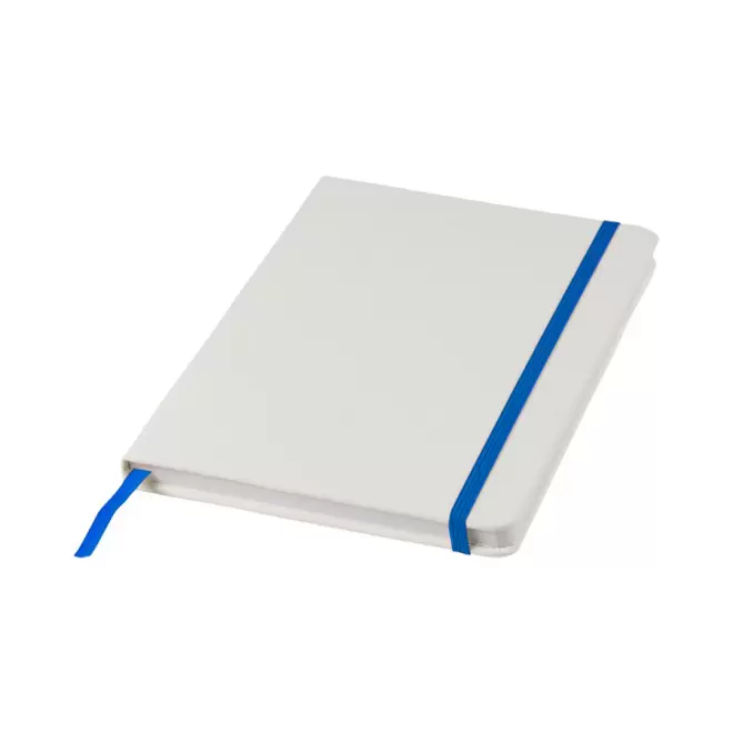 CARNET PUBLICITAIRE A5 'AURELIEN' - blanc/bleu royal