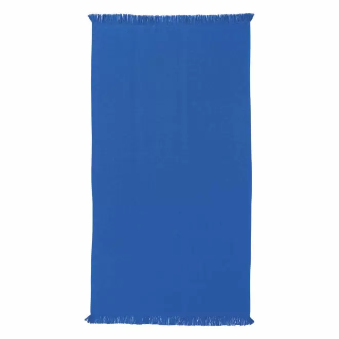 SERVIETTE PLAGE 90x170 PERSONNALISABLE 'HORTENSE 360 UNI' - bleu royal