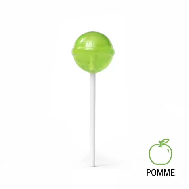 LOT DE 100 SUCETTES BOULES PUBLICITAIRES 'CHIPY' - pomme