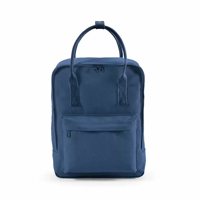 SAC A DOS TOILE RECYCLEE PERSONNALISABLE 'MASTAL' - bleu