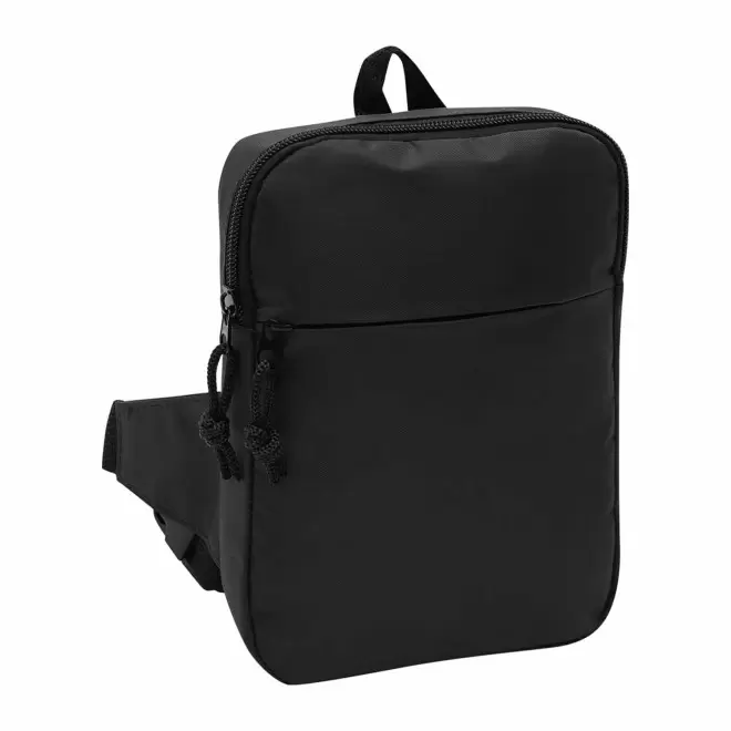 SAC BANDOULIERE PERSONNALISABLE 'TREKLYS' - noir