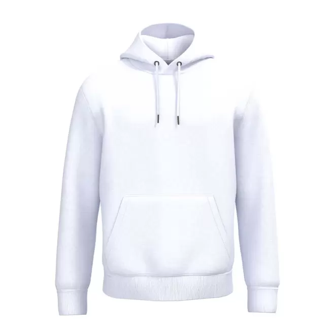 SWEAT-SHIRT MIXTE CAPUCHE PERSONNALISABLE 'NATIF' - blanc