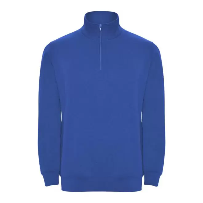 RAPIDE 4J - SWEAT MIXTE DEMI-ZIP 'RAPHAEL'  - bleu royal