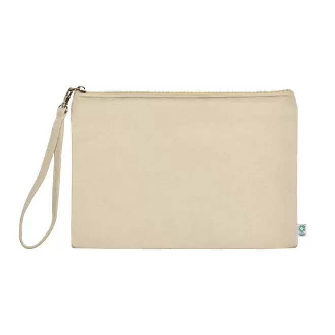POCHETTE PUBLICITAIRE COTON RECYCLE 'BAMBUIA' - naturel