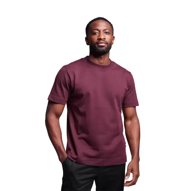 TEE-SHIRT HOMME PERSONNALISABLE 'AURELE' - bordeaux