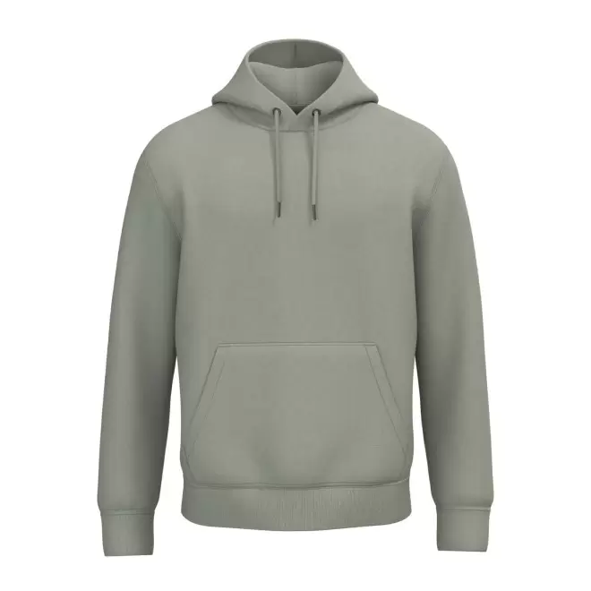 SWEAT-SHIRT MIXTE CAPUCHE PERSONNALISABLE 'NATIF' - gris souris
