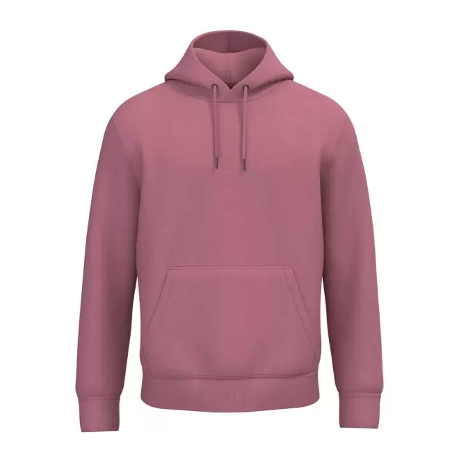 SWEAT-SHIRT MIXTE CAPUCHE PERSONNALISABLE 'NATIF' - rose
