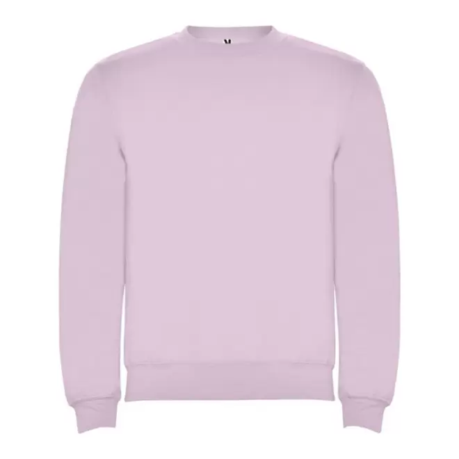 RAPIDE 4J - SWEAT COL ROND MIXTE PERSONNALISABLE 'RAPHAEL' - rose clair