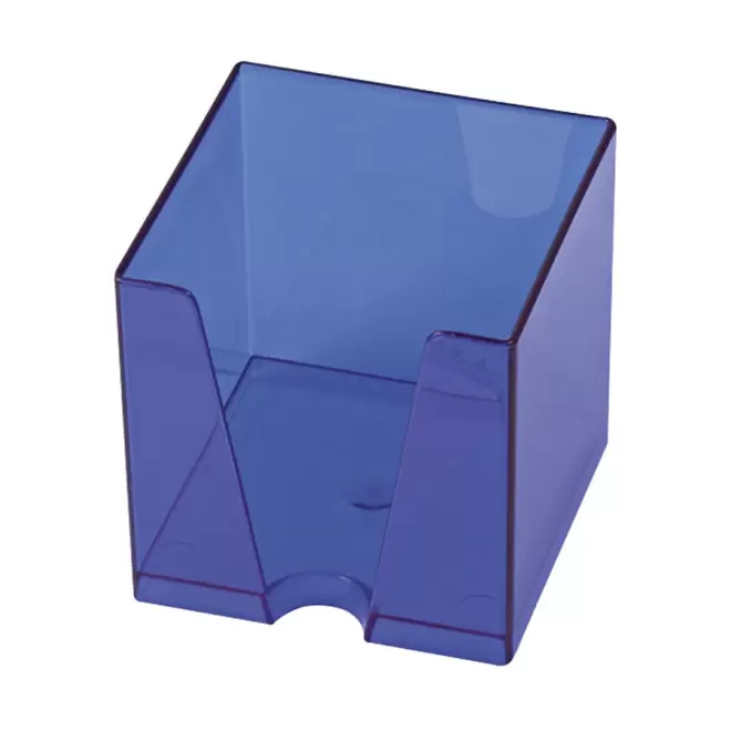 SUPPORT BLOC PAPIER PUBLICITAIRE 'KUALA' - bleu foncé translucide