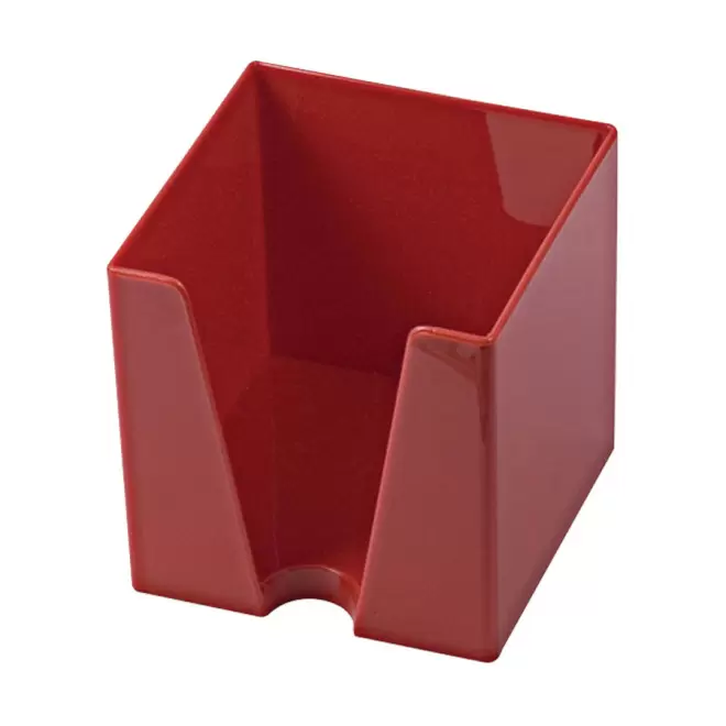 SUPPORT BLOC PAPIER PUBLICITAIRE 'KUALA' - rouge opaque