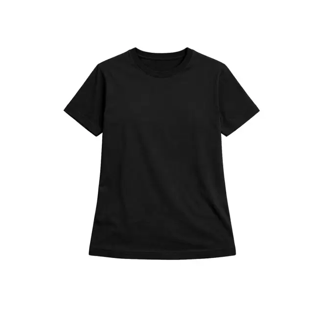 T-SHIRT OVERSIZE PUBLICITAIRE FEMME 'HERSCH' - noir