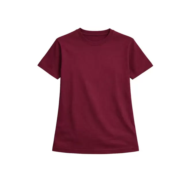 T-SHIRT OVERSIZE PUBLICITAIRE FEMME 'HERSCH' - bordeaux