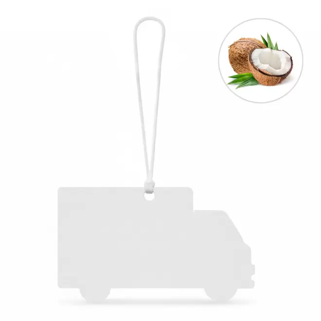 DESODORISANT VOITURE PERSONNALISABLE 'KENDO CAMION' - noix de coco