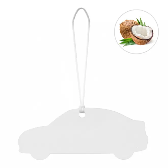 DESODORISANT VOITURE PERSONNALISABLE 'KENDO VOITURE' - noix de coco