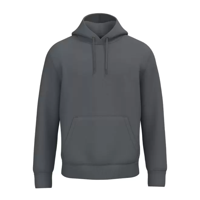 SWEAT-SHIRT MIXTE CAPUCHE PERSONNALISABLE 'NATIF' - gris métal