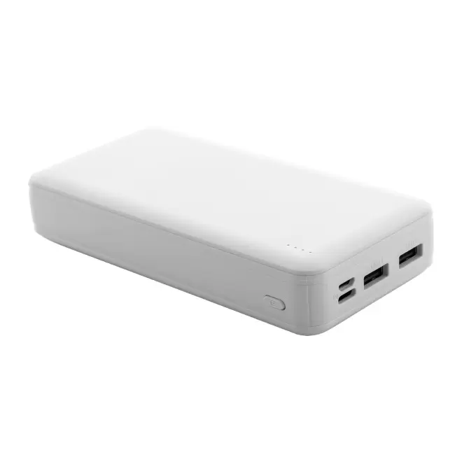POWERBANK RECYCLE 20 000 MAH PERSONNALISABLE 'CIRCO' - blanc