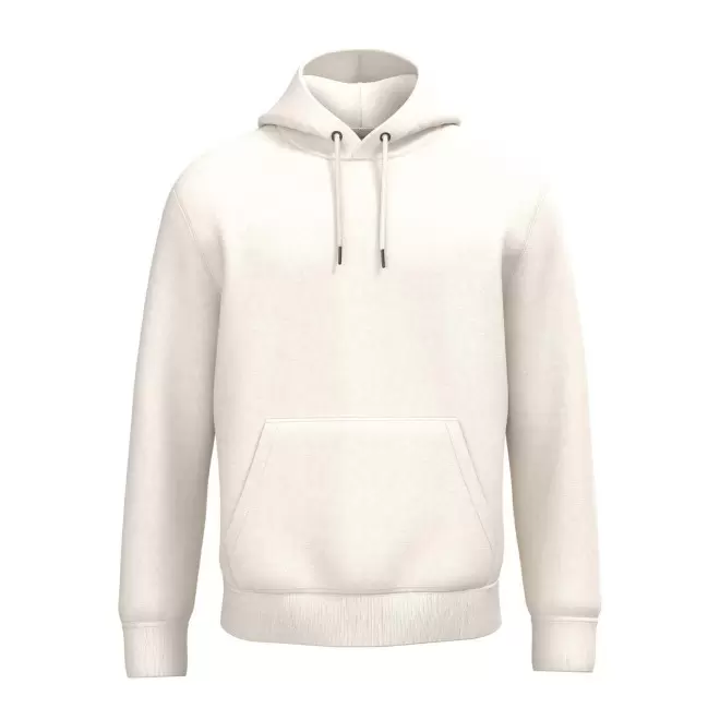SWEAT-SHIRT MIXTE CAPUCHE PERSONNALISABLE 'NATIF' - ivoire