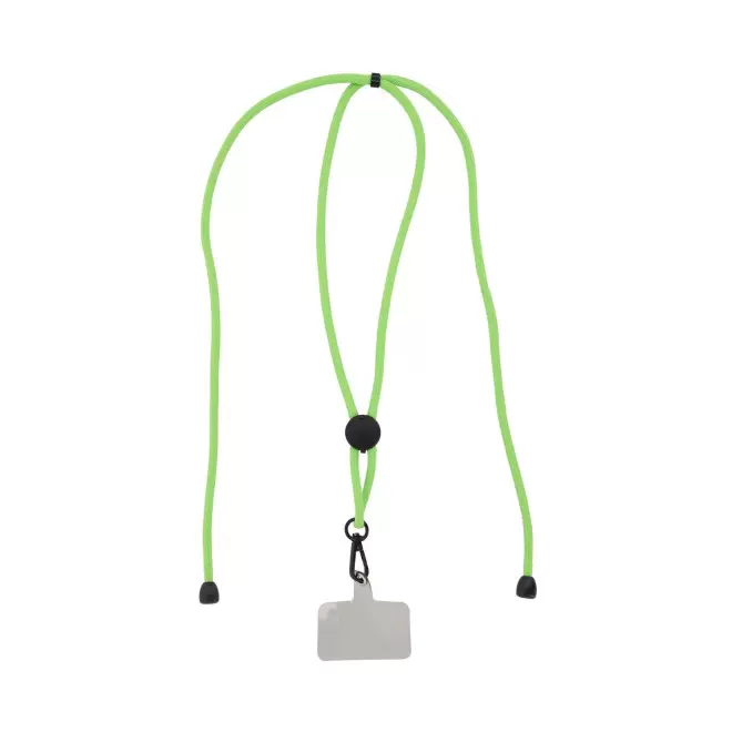 CORDON TOUR DE COU TELEPHONE PERSONNALISABLE 'NIROUX' - vert clair