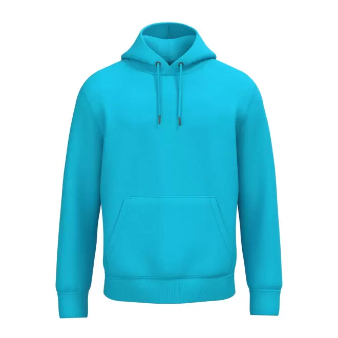 SWEAT-SHIRT MIXTE CAPUCHE PERSONNALISABLE 'NATIF' - bleu océan