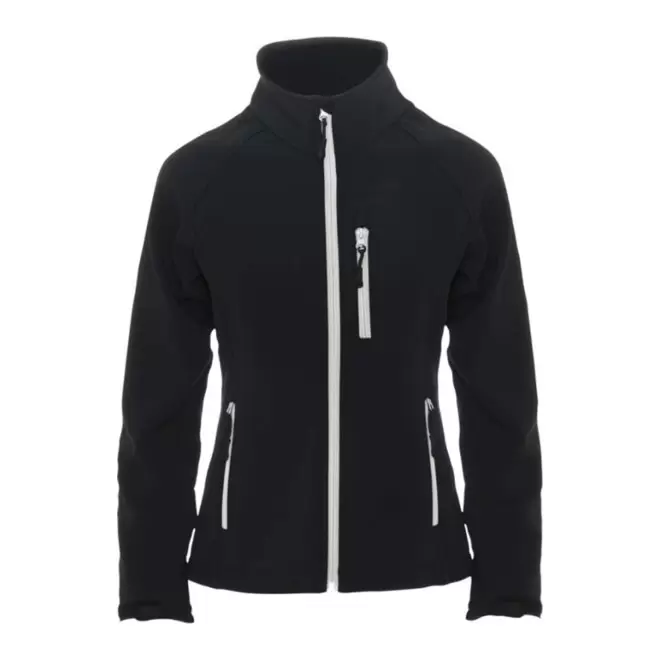 RAPIDE 4J - SOFTSHELL FEMME PERSONNALISABLE 'ANTARDIDA'  - noir