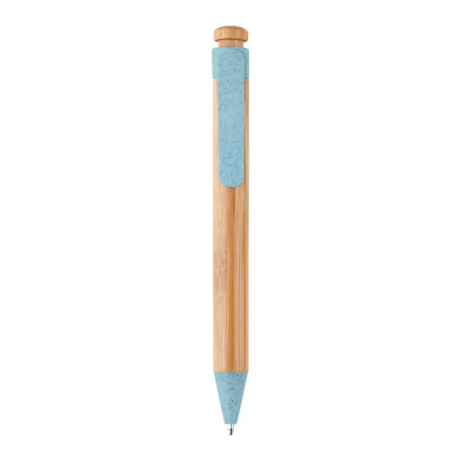 STYLO EN BAMBOU PERSONNALISABLE 'FARGESIA' - bleu