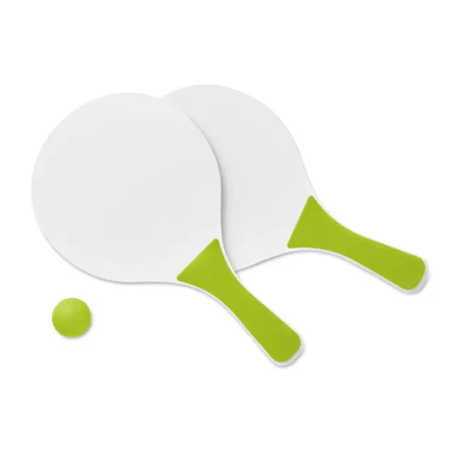 RAQUETTES DE PLAGE PUBLICITAIRE 'SUMMER FEELING' - vert